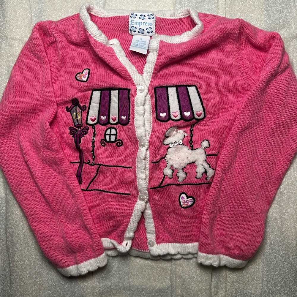 Kids Coquette Cotton Blend  Cardigan